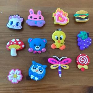 12 Assorted Jibitz/Charms for Crocs NWT